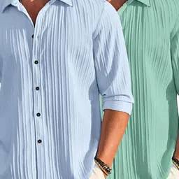 Deelmo Casual Mandarin Collar Shirt image 5