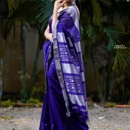 SP TEXTILE CLOTHES Woven Design Zari Art Silk Handloom Saree image 4