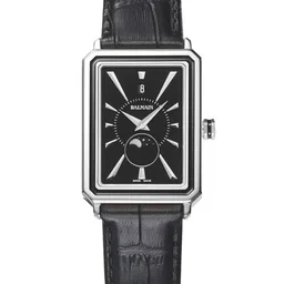 Balmain Moonphase Women Rectangular Dial & Leather Straps Analogue Watch B44113265-picture-14