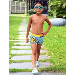 Yellow Bee Disney Howdy Partner Swim Shorts-picture-42