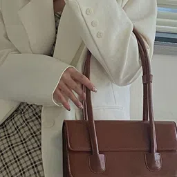 StyleCast Push Lock Quilted Swagger Handheld Bag-image-71