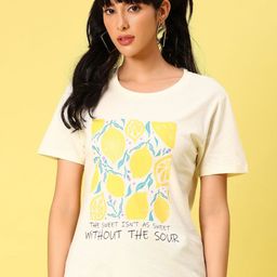 V-Mart Printed Short Sleeves Round Neck T-shirt-picture-45