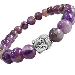 Divine souvenirs Unisex Artificial Beaded Elasticated Bracelet-picture-4