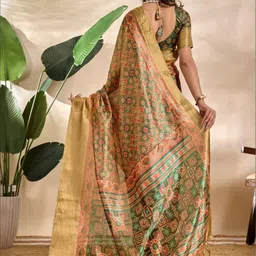 tammu designer Women Ethnic Motifs Printed Saree image 5