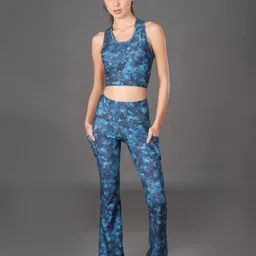 The Dance Bible Printed Scoop Neck Top With Yoga Pant Co-Ords-image-28