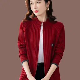 StyleCast Women Round Neck Cardigan Sweaters-picture-25