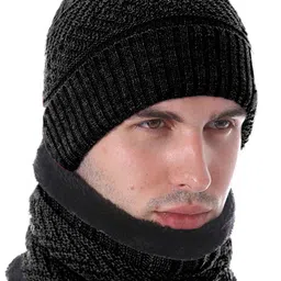 FLEXCYCAP Men Self Design Woollen Beanie-picture-15