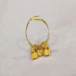 RNG Brass Gold-Plated Finger Ring image 4