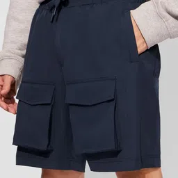 The Souled Store Men Mid-Rise Cargo Shorts image 1