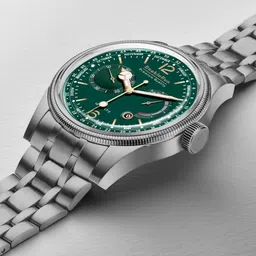 DOUBLERUN Men Stainless Steel Bracelet Style Analogue Multi Function Watch H05N25001 image 2