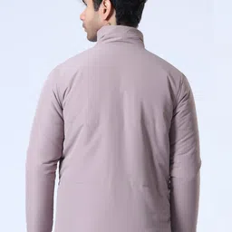 Spirit Men Stand Collar Solid Lightweight Padded Jacket image 3