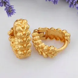 SHREE KRISHNA SHOPPING Unisex Gold-Plated Brass Earrings-picture-21