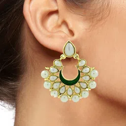 ZIVOM Contemporary Jhumkas Earrings-picture-22