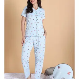 Zivame Women Printed Night suit-image-85