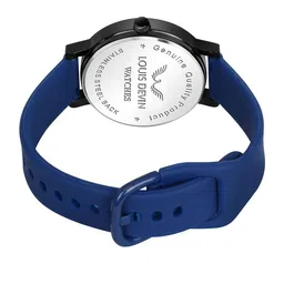 LOUIS DEVIN Unisex Brass Dial & Straps Analogue Watch LDCM-BK092-BLUE image 4