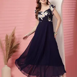 T TRYON ULTIMATE Floral Printed Maxi Dress-image-47