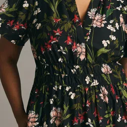 DressBerry Floral Print A-Line Maxi Dress image 3