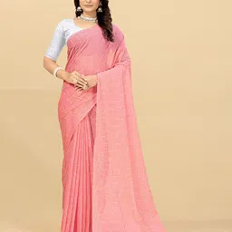 VRAGI Printed Pure Georgette Saree-picture-22