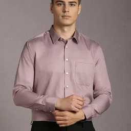 Louis Philippe Slim Fit Spread Collar Cotton Shirt-picture-35