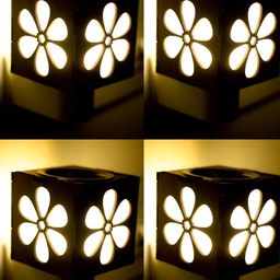 Gojeeva Brown Wooden Camphor Diffuser Glass With Switch-picture-20