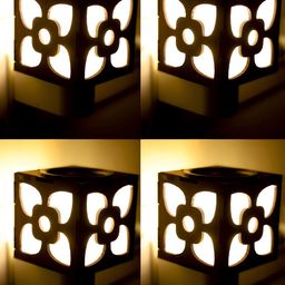Gojeeva Brown Wooden Camphor Diffuser With Switch And Lamp-picture-23