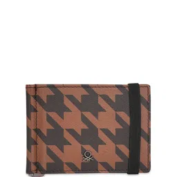 United Colors of Benetton Men Geometric Printed Leather Three Fold Wallet-picture-25