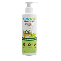 Mamaearth BhringAmla Shampoo with Bhringraj & Amla for Intense Hair Treatment 250 ml-picture-19