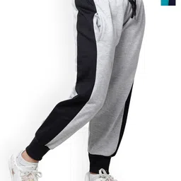 BAESD Girls Pack Of 2 Colourblocked Fleece Joggers-image-38