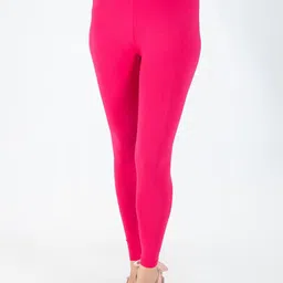 indian flower Women Solid Ankle Length Leggings-picture-23