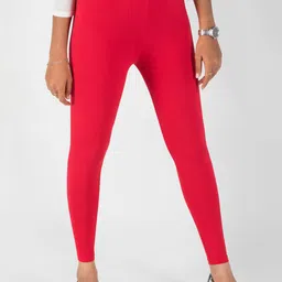 indian flower Women Solid Ankle Length Leggings-picture-21