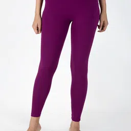indian flower Women Solid Ankle Length Leggings-image-19