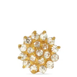 BHIMA BIS Hallmark 22K 916 Gold Stone-Studded Nose Pin-picture-19