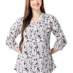 keshubaba Floral Printed V-Neck Tunic-picture-21