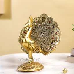 CraftVatika Gold-Toned & Red Metal Idol Showpiece-picture-11