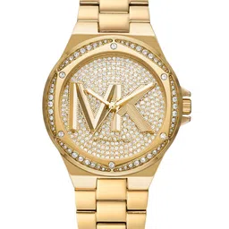 Michael Kors Women Gold-Toned Stainless Steel Bracelet Style Straps Analogue Watch MK7229-image-67