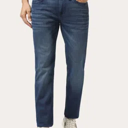 Blackberrys Men Jean Slim Fit Low-Rise Clean Look Heavy Fade Cropped Jeans-picture-12