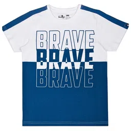 Souped Up Fashion Boys Typography Printed Pure Cotton T-shirt-picture-41
