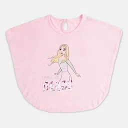 Pantaloons Junior Girls Pink Printed V-Neck Raw Edge T-shirt-picture-11