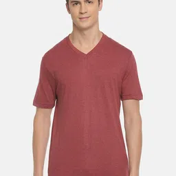 Macroman M-Series Men Solid V-Neck T-shirt-image-67