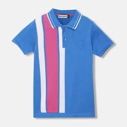 Blue Giraffe Boys High Neck Raw Edge T-shirt-picture-32