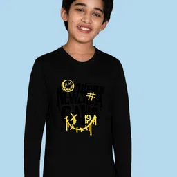 NUSYL Boys Graphic Printed Cotton T-shirt-picture-34