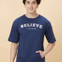 Being Human Men Typography Printed Applique T-shirt-picture-27