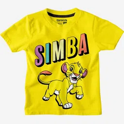 BONKIDS Boys Typography Printed Round Neck Cotton T-shirt-picture-19