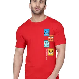 SLOWLORIS Graphic Printed Round Neck Casual T-shirt-picture-20