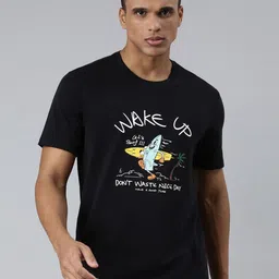 Xtep Typography Round Neck Cotton Regular T-shirt-picture-52