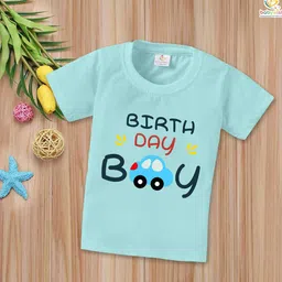 Babywish Boys Typography Printed Cotton Relaxed Fit T-shirt-image-16