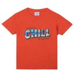 Anthrilo Boys Typography Printed Cotton Casual T-shirt-picture-49