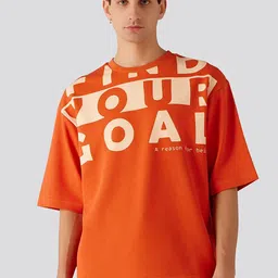 Muvazo Unisex Typography Printed Applique T-shirt-picture-33