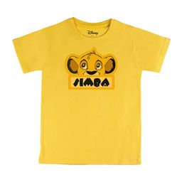Disney by Wear Your Mind Boys Yellow Printed Applique T-shirt-picture-31