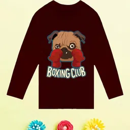 NUSYL Boys Boxer Dog Printed Cotton T-shirt-picture-23